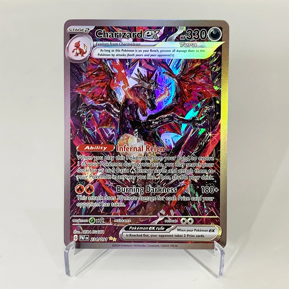 PTCG Charizard V VMAX EX GX Cards - Rare Collectible Battle and Proxy Trading Cards