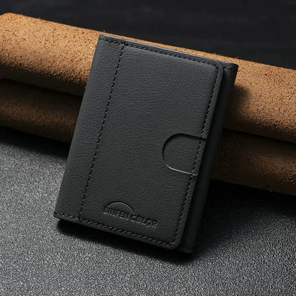 MagSafe Magnetic Leather Card Holder - Slim Phone Wallet Case with Flip Card Slot & Stand