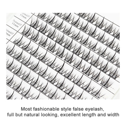 Individual Lash Extensions Kit – DIY Cluster Eyelash Book, False Lashes for Home Makeup