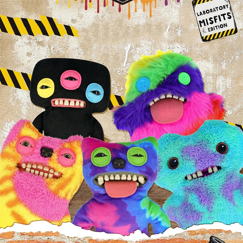 22cm Fuggler Plush Toy – Funny Tooth Monster, Alien & Crazy Rabbit Wide-Eyed Peluche Doll for Kids