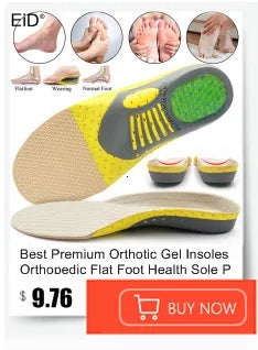 EiD Magnetic Therapy Foot Insoles – Soft Acupressure Sports Cushion for Men & Women