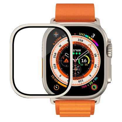 Aluminum Alloy Case with Tempered Glass – Anti-Scratch Screen Protector for Apple Watch Ultra 2 49mm & iWatch Ultra 49mm