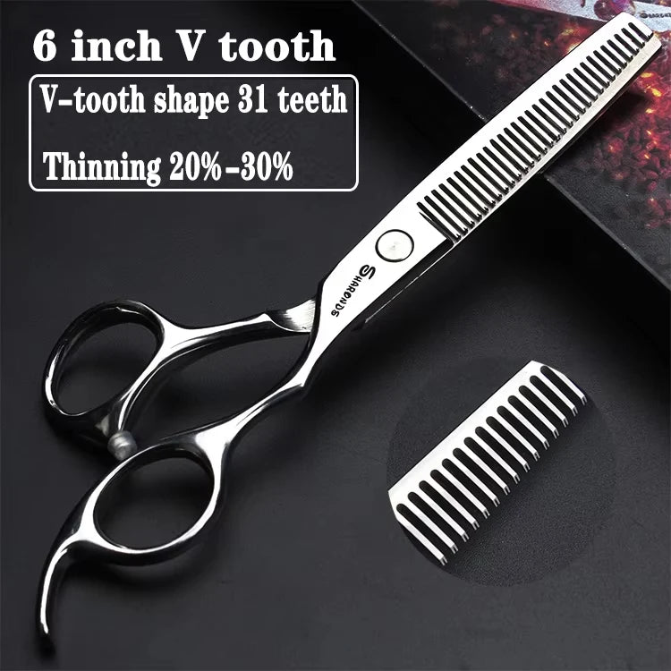 Professional Japanese Hair Cutting & Thinning Scissors – 6''/6.5''/7''/7.5'' Sharp Barber Shears for Salon & Home Use
