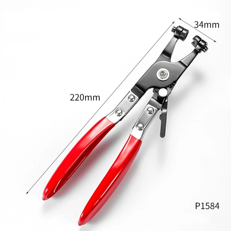 Flexible Hose Clamp Pliers - Long Cable-Type Tool for Auto Hose Removal, Repair & Maintenance