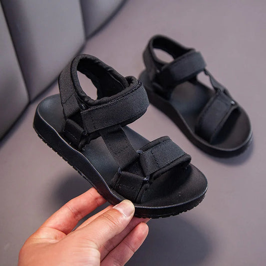 Kids Summer Sandals – Boys Casual Breathable Open-Toe Rubber Beach Shoes | Comfortable School Outdoor Sandals for Children