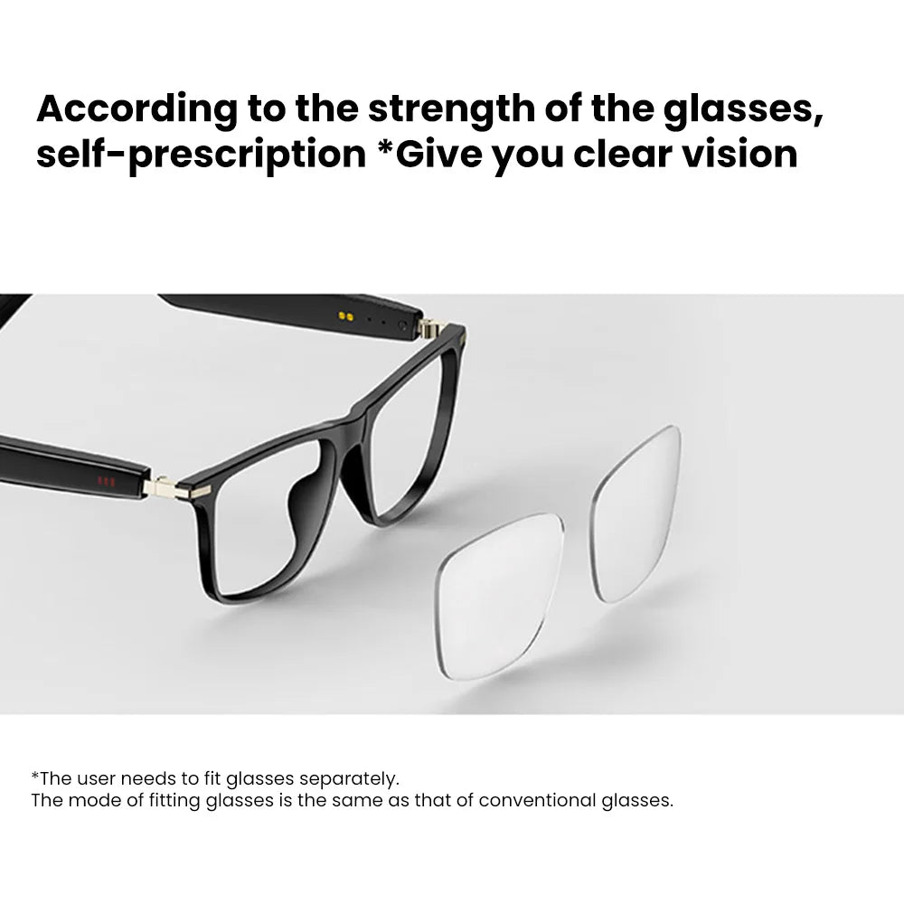 2025 Smart Glasses M01 – Bluetooth Sunglasses with Polarized, Blue Light Filtering Lenses, Waterproof for Men