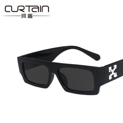 2024 Trendy X Printed Small Frame Sunglasses — European & American Style for Men & Women