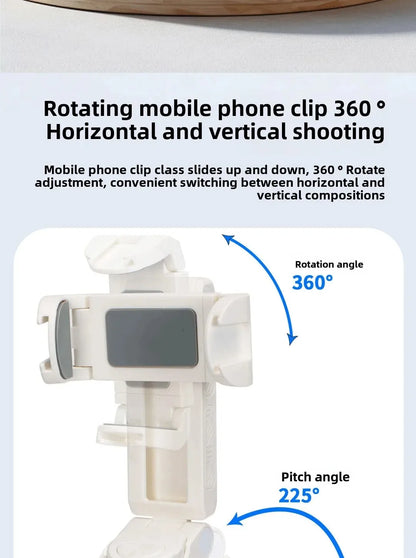 Super Mini Selfie Stick – Portable Phone Holder with Bluetooth Remote for Live Broadcast & Shooting