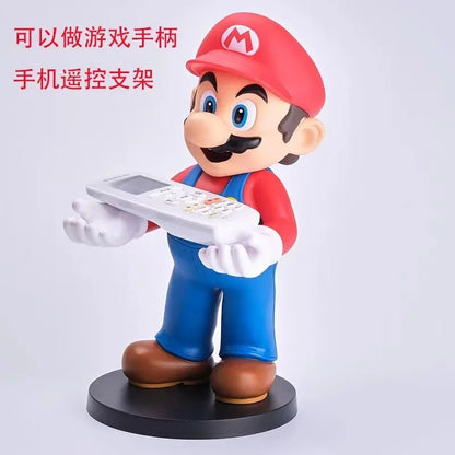 Super Mario 31cm Figure — Phone & Remote Control Support Holder Toy for Kids
