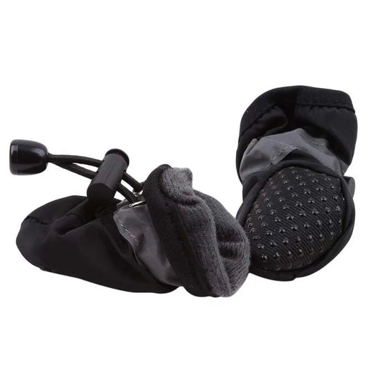4Pcs Waterproof Dog Boots - Non-Slip Reflective Paw Protectors with Soft Breathable Lining