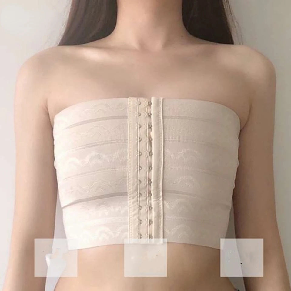 Breathable Strapless Chest Binder – Tube Top for Trans, Tomboy, Lesbian, Cosplay & Male Character Costumes