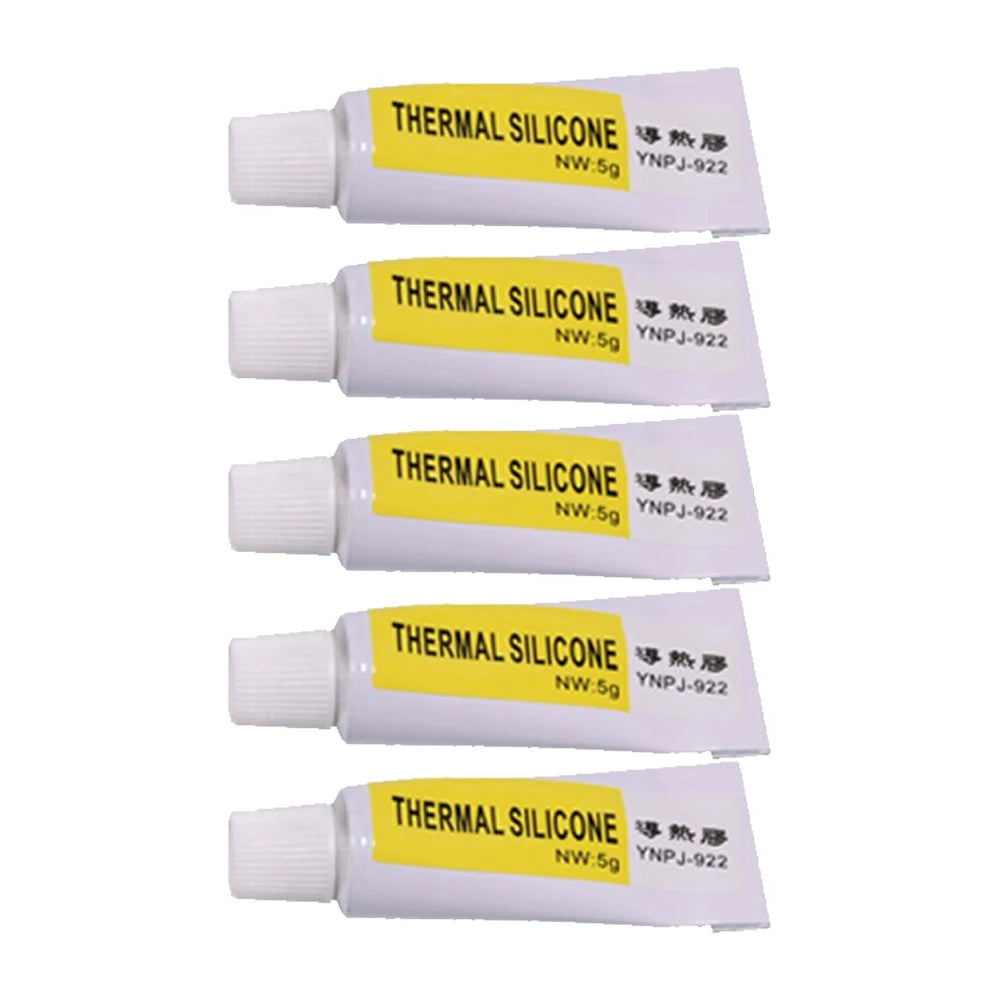 1/3/5pcs Thermal Paste Conductive Adhesive – Heatsink Glue for Chip, VGA, RAM, LED, IC Cooler & Radiator Cooling