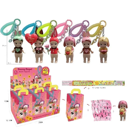 Candy House Keychain Blind Box – Cute Handmade Doll Bag Pendant for Girls