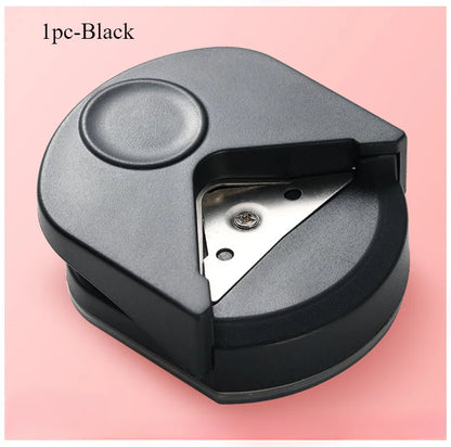 Portable Circle Cutter & Corner Rounder Machine – Button Maker Tool for Paper, Cards & Photos, Precision Corner Punching Craft Cutter for DIY Projects