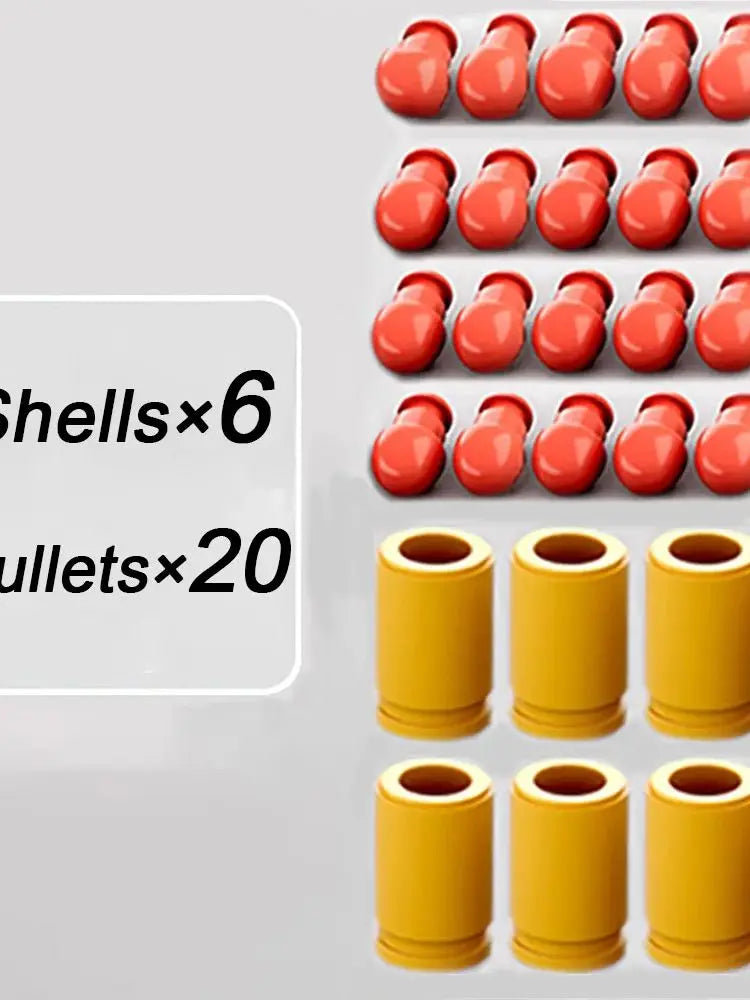 Toy Gun Bullets & Shells for Boys – Colt 1911 & USP Shell Ejecting Accessories for Shooting Games