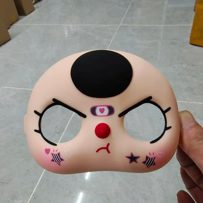 In-Stock 400% Baby Three Vinyl Faces — High-Quality Handmade Angry Expression Replacement Accessory for Dolls
