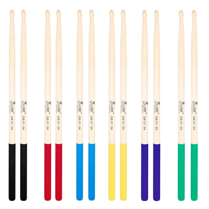 5A Maple Drumsticks – DS-09 Multicolor Drum Mallets, Professional Percussion Musical Instrument Accessories