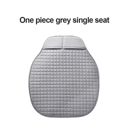 BLALION Breathable Flax Summer Car Seat Cover Cushion Pad for Front & Rear Seats – Cool Comfort Car Interior Protection Mat Accessory