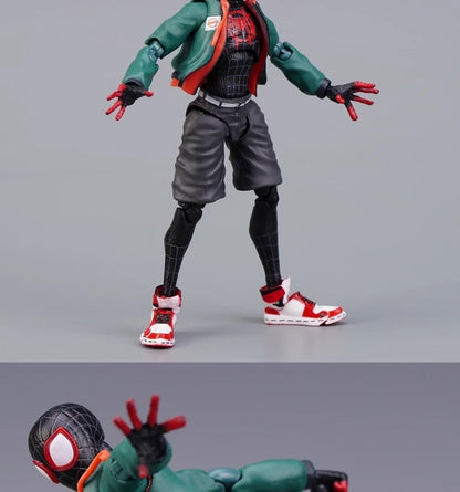 Miles Morales Spider-Man Action Figure — Into the Spider-Verse Collectible Toy for Kids Gift