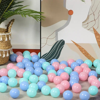 100PCS Colorful Soft Water Balls – Outdoor Sport Pool & Ocean Wave Toys, Eco-Friendly Stress Relief Air Balloons for Babies & Children