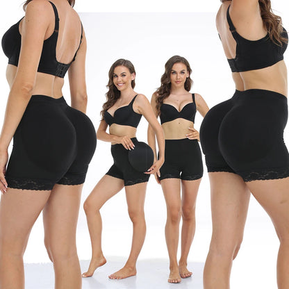NES Women’s Shapewear Butt Lifter – Seamless Body Shaper Boyshorts with Hip Padding Panties