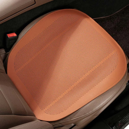 Universal Car Seat Cushion Cover - Four-Season Breathable Ventilated Half-Cover Seat Pad Set for Front or Rear Seats