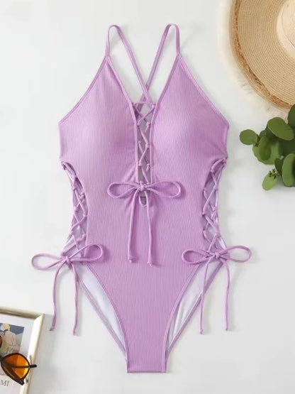 Women’s Floral Tankini Swim Set - Adjustable Strap Vest Top & Drawstring Shorts Bikini Beachwear for Summer