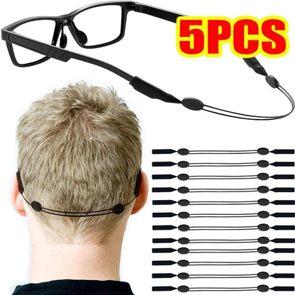 Adjustable Eyewear Retainer Strap - Anti-Slip Universal Glasses Lanyard for Sports Sunglasses and Daily Use