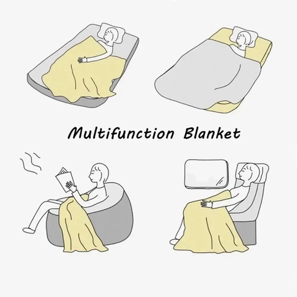Flannel Throw Blanket – Cute Smiling Dinosaur HD Digital Print, Warm Blanket for Sofa, Bed, Office, Travel, and Camping