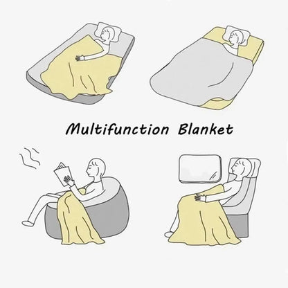 Flannel Throw Blanket – Cute Smiling Dinosaur HD Digital Print, Warm Blanket for Sofa, Bed, Office, Travel, and Camping