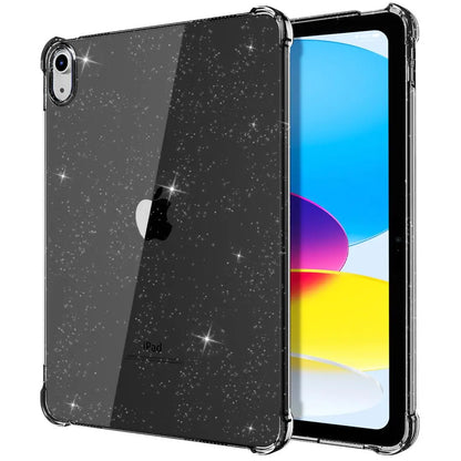 Glitter iPad Case - Soft Silicone Shimmering Protective Cover for iPad Air, Pro, Mini & 9th–11th Gen Models