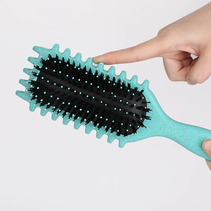 Salon Curly Hair Styling Brush – Detangling & Shaping Tool for Men’s and Women’s Curls