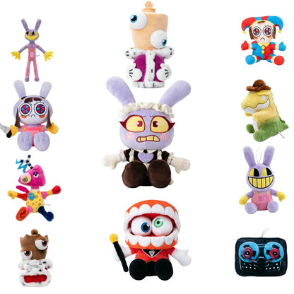20CM Digital Circus Plush Toy - Jax Rabbit Clown Maid Doll for Fans and Collectors