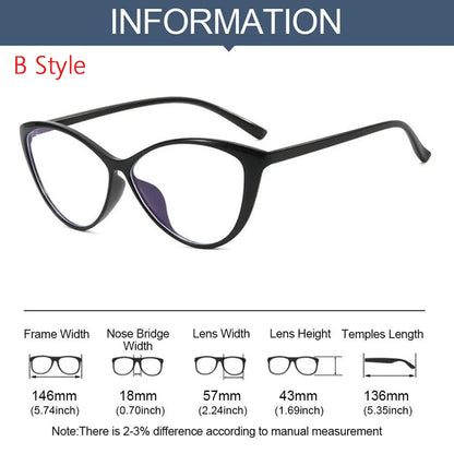 Y2K Retro Oval Frame Glasses for Women - Sweet & Cool Eyewear, Anti-Blue Light Reading & Computer Glasses