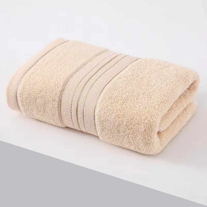 Thickened Pure Cotton Quick-Dry Absorbent Face Towel – Soft Hand Towel for Gym, Hotel & Home Bathroom
