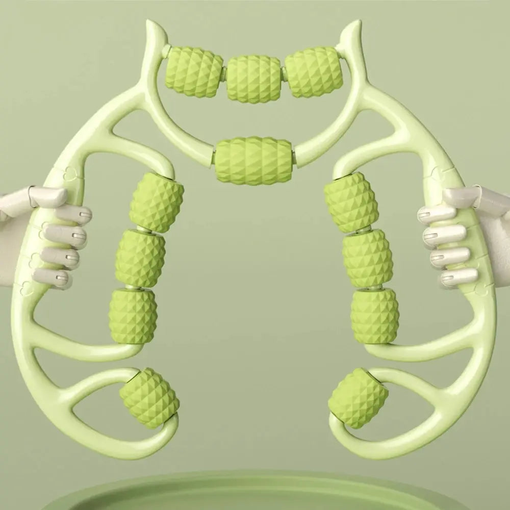 12-Round Circular Leg Slimming Massage Clamp – Muscle Stretching & Relaxation Tool