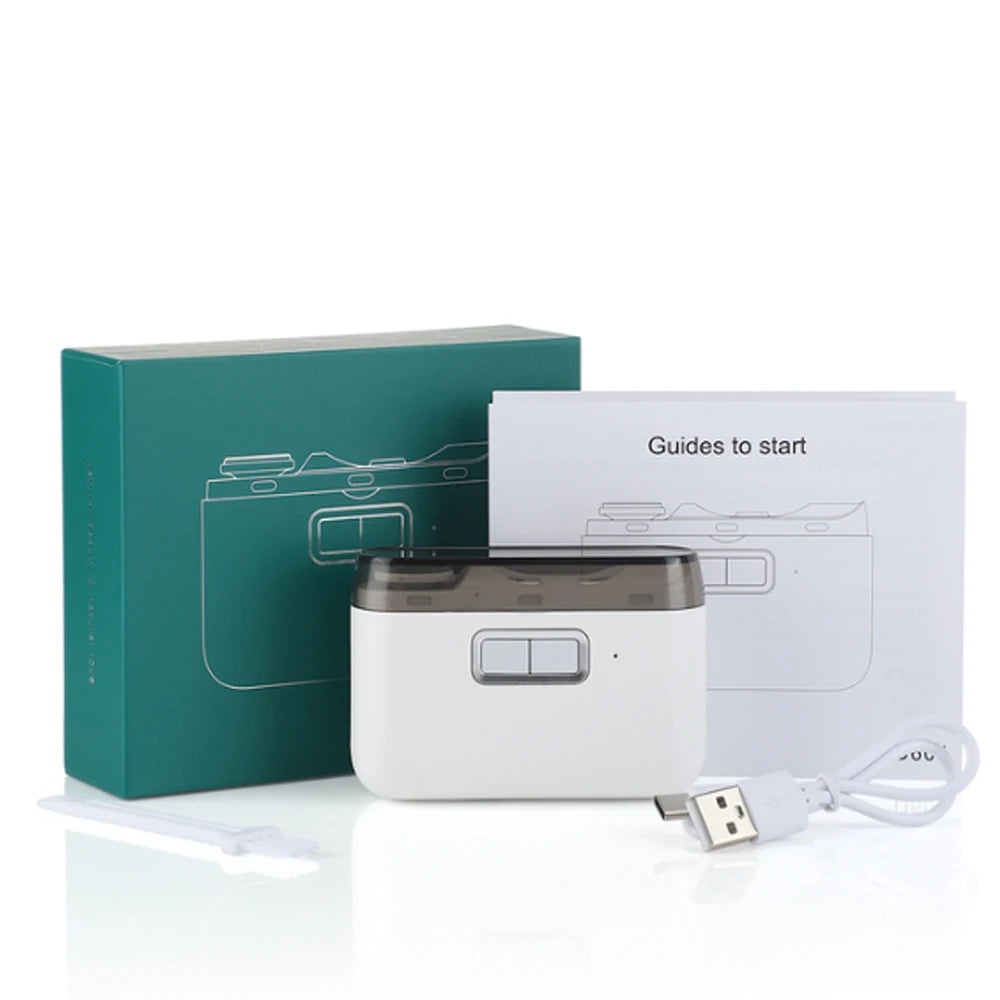 2-in-1 Electric Nail Clipper with Light - Type-C Rechargeable Manicure Machine, Portable Automatic Nail Cutter