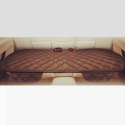 Warm Plush Car Seat Covers - Winter Seat Cushion Protectors for Sedan, Hatchback & SUV