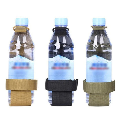 MOLLE Nylon Water Bottle Holder – Outdoor Camping & Hiking Belt Pouch for Canteen Carrier