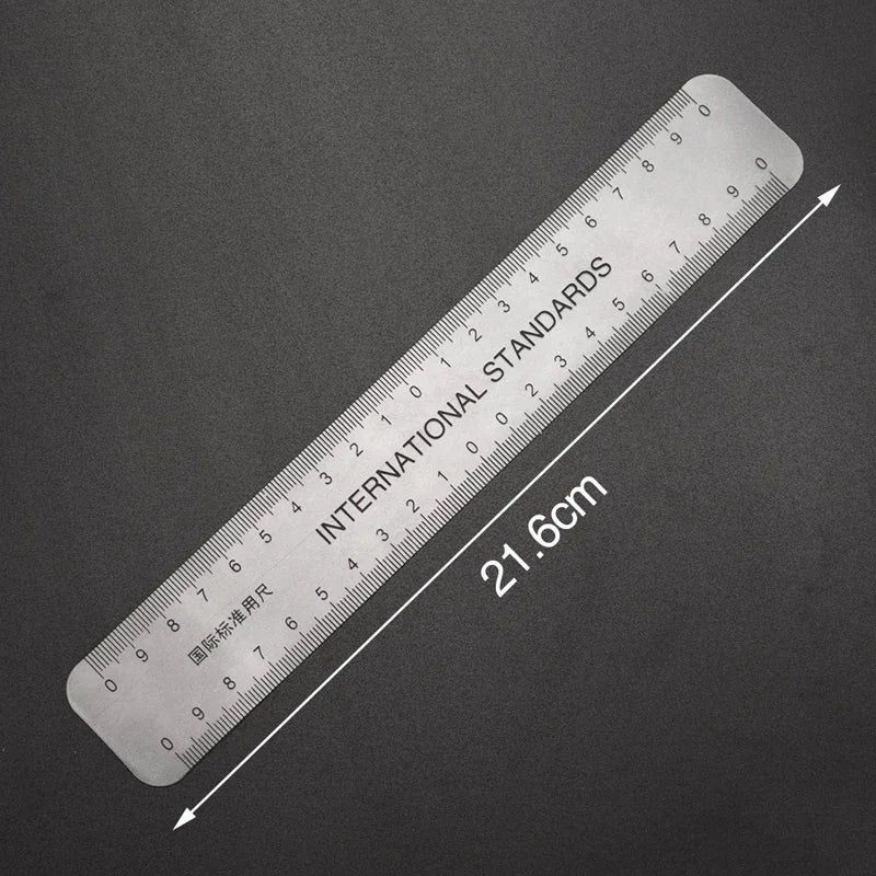 Universal Semi-Permanent Makeup Guide Ruler — Eyebrow Stencil Template for Brow Shaping & Styling