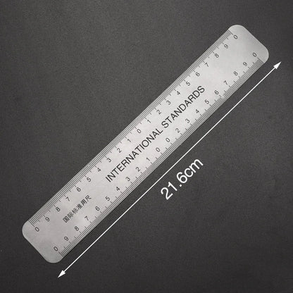 Universal Semi-Permanent Makeup Guide Ruler — Eyebrow Stencil Template for Brow Shaping & Styling