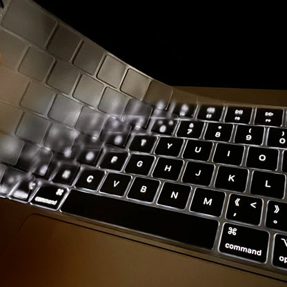 TPU Ultra-Thin MacBook Keyboard Cover - Clear Protector for MacBook Pro & Air 13/15-Inch M1–M4 Models