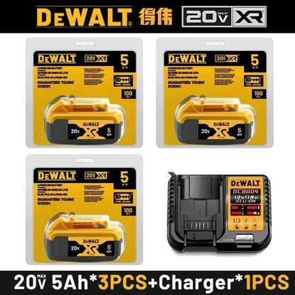 DEWALT 20V 6Ah Lithium-Ion Battery - Rechargeable Power Tool Replacement Battery