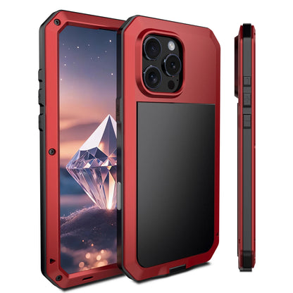 Heavy Tank Doom Hard Metal Phone Case – Shockproof Armor Cover with Gorilla Glass for iPhone 16/15/14/13/12/11 Pro Max/XR/XS/8/7 Plus
