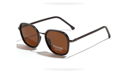 OVZA TR90 Polarized Sunglasses – Fashion Square Frame Driving Glasses for Men & Women S2074