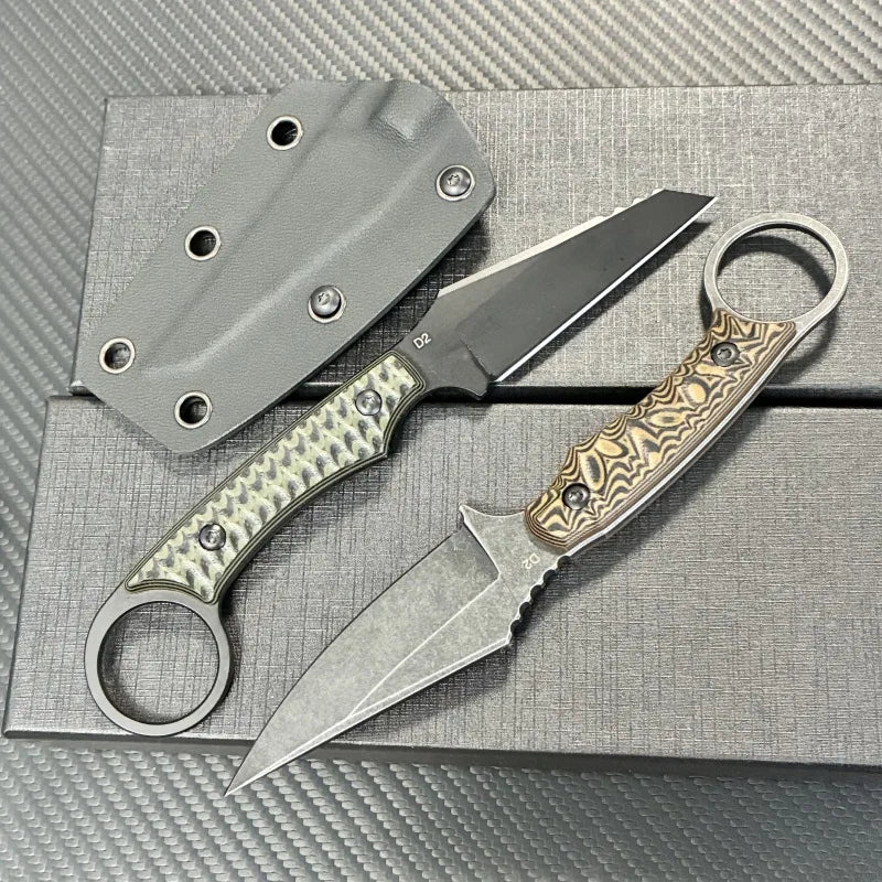 Compact Outdoor Survival Knife - High Hardness Full Steel Camping & Adventure Knife
