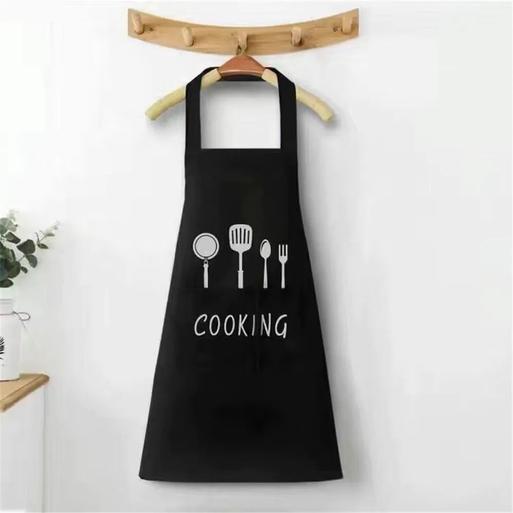 Waterproof Kitchen Cooking Apron - Oil-Resistant Adult Apron for Men and Women, Ideal for Cooking, Baking & Household Tasks