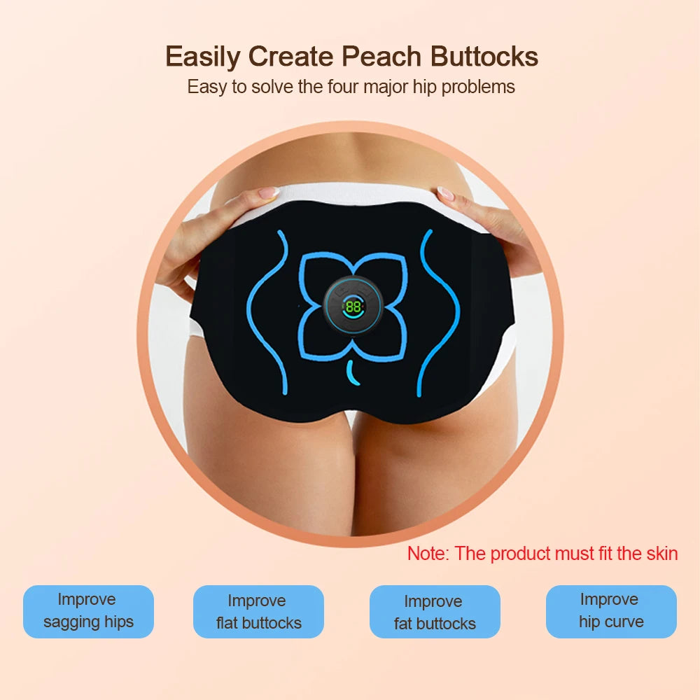 39 Gears EMS Hip Muscle Stimulator – Electric Butt Trainer & Lifting Massage Machine