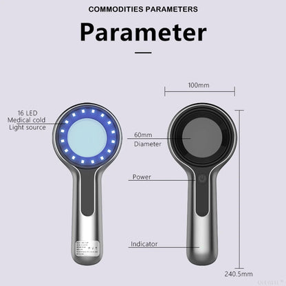 Woods Lamp Skin Analyzer - UV Magnifying Facial Skin Testing Light for Beauty Care Analysis Detection