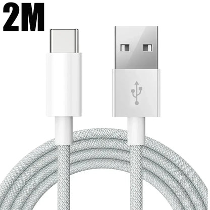Nylon Braided USB-C Fast Charging CarPlay Cable for iPhone 15/15 Pro/15 Pro Max/15 Plus